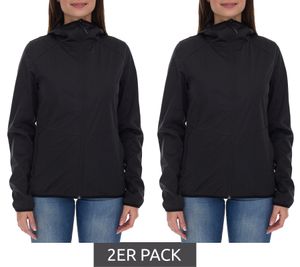 2-pack McKINLEY Ciamarello W women's jacket, water-repellent softshell jacket with VENTMAX technology 422244 057 Black