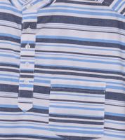 Children's Striped Short Sleeve Shirt for Boys Cotton Shirt Summer Shirt 918637 Blue/White