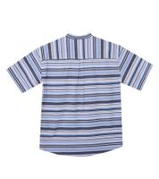 Children's Striped Short Sleeve Shirt for Boys Cotton Shirt Summer Shirt 918637 Blue/White