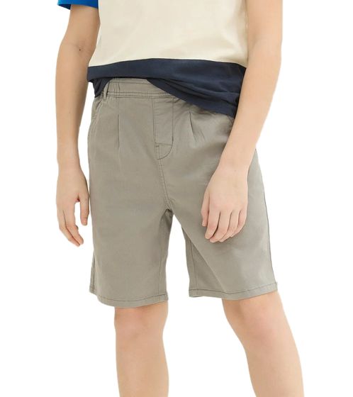 Bermudas para niños pantalones cortos para niños con cinturilla cómoda pantalones cortos chinos pantalones cortos de algodón 904613 gris