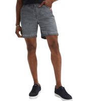 Short en coton moderne pour hommes, short au look délavé, short stretch 932393 gris