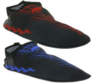 airjoy chaussures de bain en néoprène avec semelle intérieure amovible chaussures d'eau avec reflets de couleur 7654618 noir/bleu ou noir/rouge