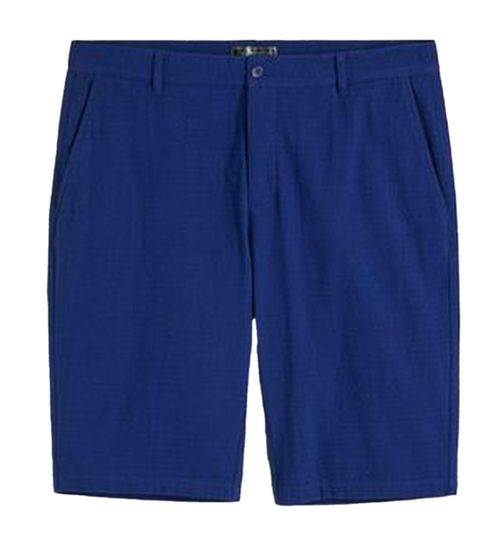 fashionable men's chino shorts seerstucker trousers summer Bermuda shorts made of cotton fabric shorts 929199 dark blue