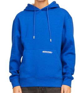 JACK & JONES Elegacy Herren Hoodie Kapuzen-Pullover Baumwoll-Sweater 12256534 Blau