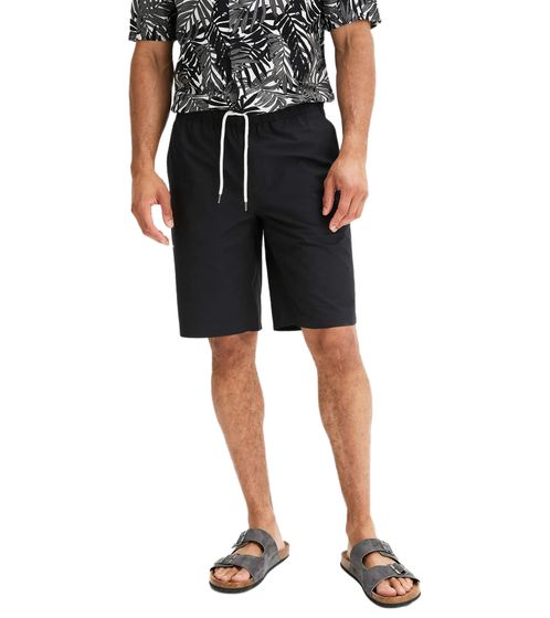 Herren Bermuda-Shorts kurze Hose Sommer-Shorts Schlupf-Bermuda 925804 Schwarz