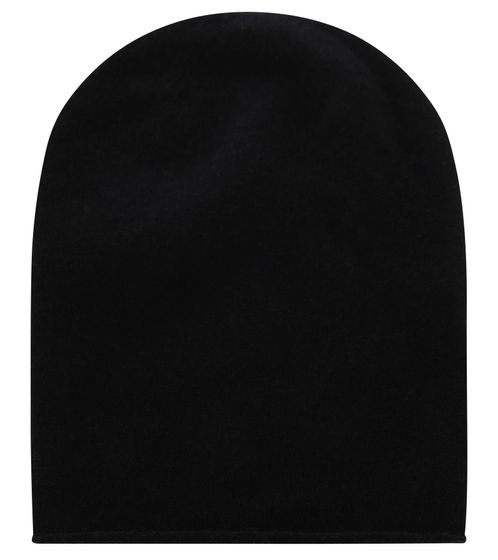 KKS STUDIOS men's beanie made of 100% cashmere winter hat 8016M-M24 black