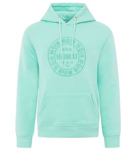 ZWILLINGSHERZ Sweater Heimat 2014 Jersey con capucha para hombre con bordado marítimo 14036921 Menta