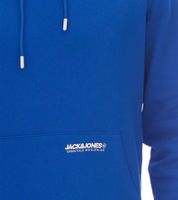 JACK & JONES Elegacy felpa da uomo con cappuccio maglione in cotone 12256534 in nero o blu