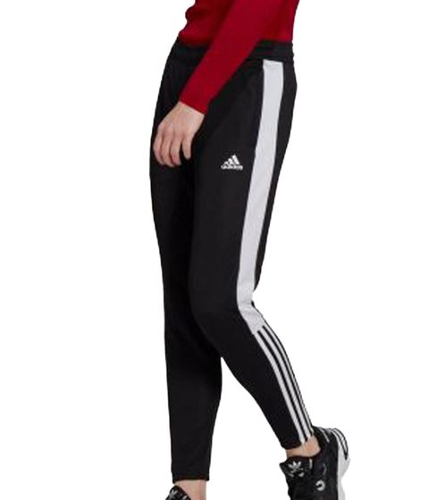 Pantalón deportivo adidas Tiro de mujer con tecnología AEROREADY pantalón de entrenamiento jogger H59988 negro/blanco