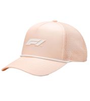 Formula 1 F1 Baseball-Cap lizensiertes Fan-Cap Trucker-Cap mit Netzeinsatz 701222542 001 Rosa