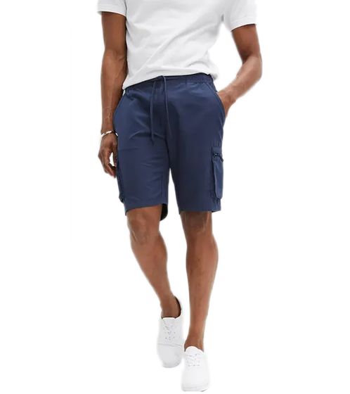 Pantalones cortos de verano para hombre, pantalones cortos de punto sostenible, pantalones cortos, pantalones de vacaciones 919339 azul oscuro