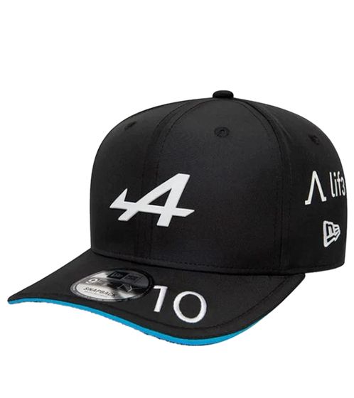 NEW ERA ALPINE Formel 1 F1 Gasly Herren Snapback mit gesticktem Alpine-Logo Freizeit-Cap 60416718 Schwarz