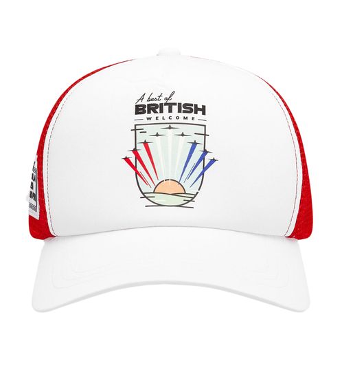 Formula 1 F1 Baseball-Cap Grand-Prix von Großbritannien 2023 Fan-Cap Snapback mit Netzeinsatz 701222566 001 Rot/Weiß