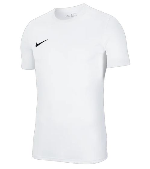 NIKE Park VII maillot d'entraînement pour hommes avec technologie Dri-FIT t-shirt de sport maillot durable à manches courtes BV6708-100 blanc