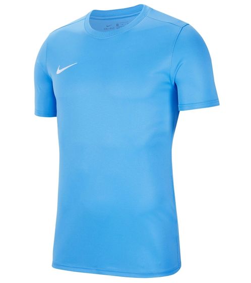 NIKE Park VII chemise d'entraînement pour hommes avec technologie Dri-FIT t-shirt de sport maillot durable à manches courtes BV6708-412 bleu