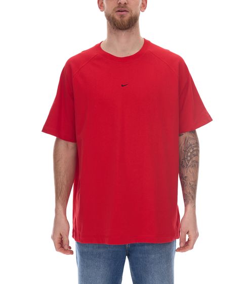 NIKE Strike 22 Express Herren Baumwoll-Shirt "Heavy Jersey" mit Sweatshirt-Charakter T-Shirt DH9361-657 Rot