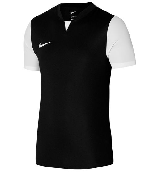 NIKE Trophy Herren Sport-Trikot mit Dri-FIT-Technologie Fußball-Shirt DR0933-010 Schwarz