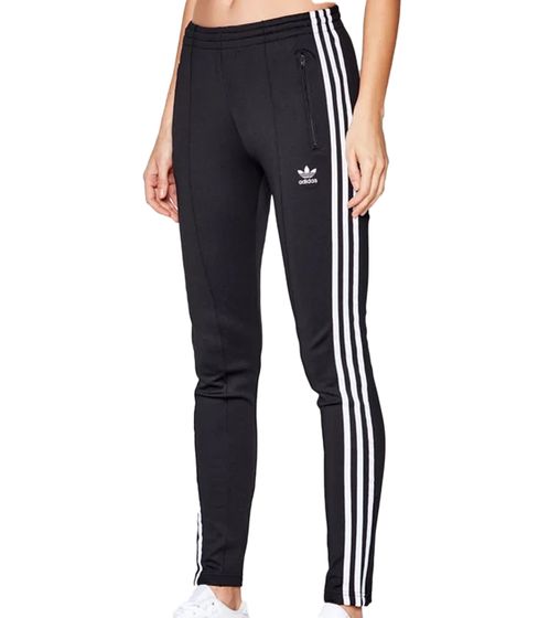 adidas originals superstar women's sports pants sustainable jogging pants GD2361 black/white