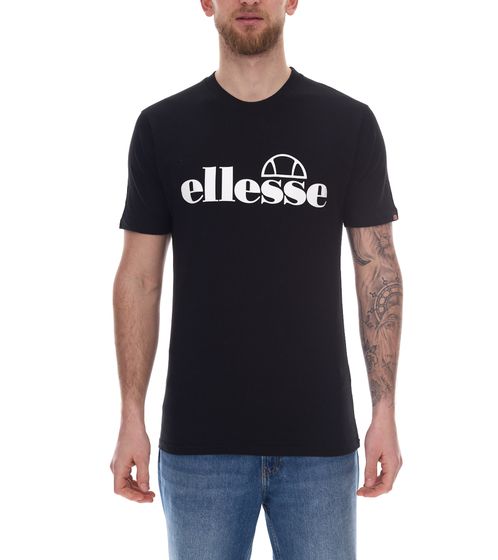 ellesse Fuenti T-Shirt Chemise en coton pour hommes avec logo imprimé Chemise de sport SHP16469 Noir