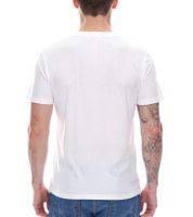 ellesse Fuenti T-Shirt Herren Baumwoll-Shirt mit Logo-Print Sport-Shirt SHP16469 Weiß