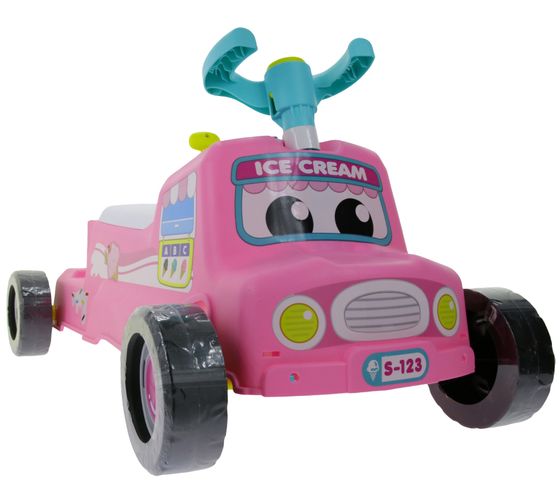 ZURU Tiny Town Camion de crème glacée pour enfants pour filles à partir de 1 an, jouet d'extérieur coulissant rose