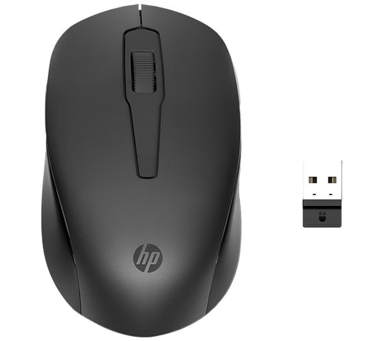 Souris sans fil hp 150, accessoires de bureau à domicile, accessoires informatiques, souris d'ordinateur sans fil 259L1AA, noire