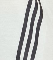 adidas women's sustainable sports shirt, round neck shirt, fitness shirt, sports top, short sleeve shirt HK6976 green/black