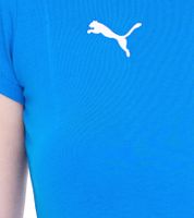 Confezione da 3 t-shirt da donna PUMA TeamGoal23, maglietta sportiva in cotone con toppa con logo, maglietta fitness 657085 grigia, rossa, blu o nera
