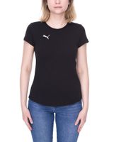 Confezione da 3 t-shirt da donna PUMA TeamGoal23, maglietta sportiva in cotone con toppa con logo, maglietta fitness 657085 grigia, rossa, blu o nera