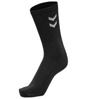 18 pairs of hummel basic sports socks with brand lettering or crew socks with contrasting angles, cotton socks, everyday socks 205603/022030 white or black 18 pairs of hummel basic sports socks with brand lettering or crew socks with contrasting angles, cotton socks, everyday socks 205603/022030 white or black