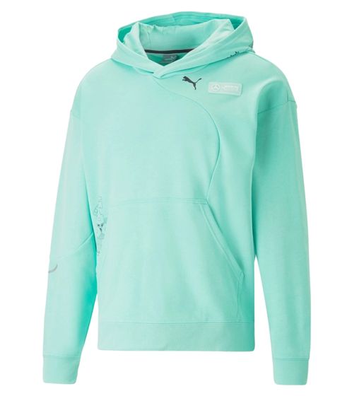 PUMA FD MAPF1 Mercedes-AMG Petronas F1 Statement Herren Pullover Formel 1 Sweat-Pulli 538445 08 Türkis