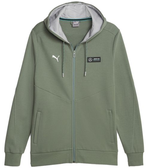 Chaqueta de hombre PUMA FD MAPF1 Mercedes-AMG Petronas F1 Chaqueta deportiva de Fórmula 1 621147 07 verde oliva