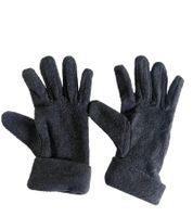 ZWILLINGSHERZ fleece gloves for men finger gloves winter gloves 4603H anthracite