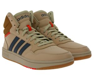 adidas Hoops 3.0 Uomo Mid-Sneaker Scarpe da Basket Stile Vintage Scarpe Stringate GX9608 Beige/Marrone