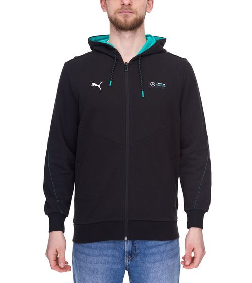 Chaqueta PUMA MAPF1 Mercedes-AMG Petronas F1 para hombre Chaqueta deportiva de Fórmula 1 621147 01 negro