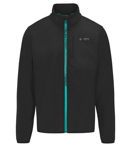 Mercedes-Benz AMG Petronas F1 Herren Outdoor-Jacke wasserabweisende Softshell-Jacke 701202208 001 Schwarz