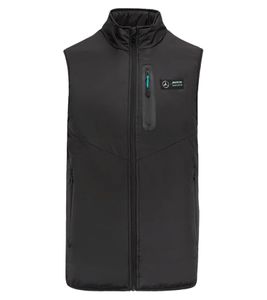 Mercedes-Benz AMG Petronas F1 men's stylish vest with Thermore padding, transitional jacket 701222267 001 Black