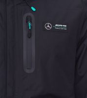 Mercedes-Benz AMG Petronas F1 Mapf1 FW Herren Performance-Jacke wasserabweisende Übergangs-Jacke 701222340 001 Schwarz