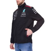 Mercedes-Benz AMG Petronas F1 Mapf1 FW Herren Softshell-Jacke modische Übergangs-Jacke 701223417 001 Schwarz