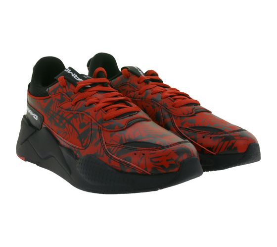 PUMA Mercedes MAPF1 AMG RS-X Camo F1 Petronas AMG sneakers per il tempo libero, sneakers per tutti i giorni, scarpe stringate 307871 01 nero/rosso