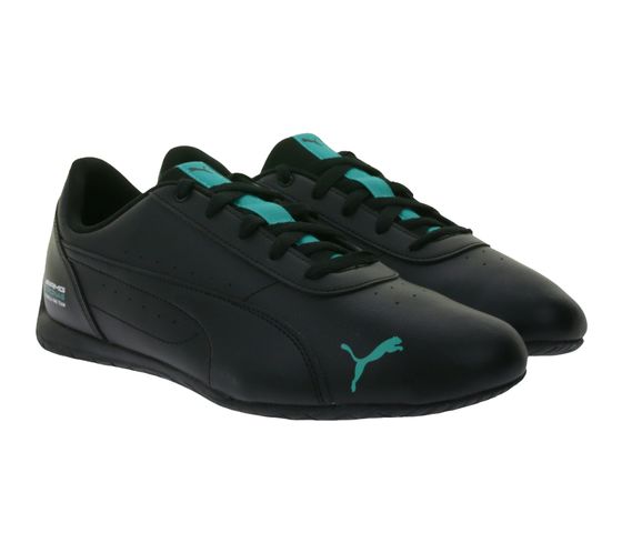 PUMA X Mercedes MAPF1 Neo Cat F1 Petronas AMG Herren Freizeit-Sneaker mit SOFTFOAM+ Innensohle Alltags-Turnschuhe Schnür-Schuhe 3069936 02 Schwarz/Grün