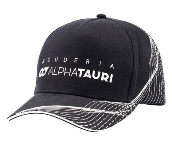 ALPHATAURI Formel 1 F1 Baseball-Cap Team Logo Cap Fan-Cap Baumwoll-Cap Kopfbedeckung SAT23039 Blau/Weiß