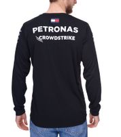 Mercedes-Benz AMG Petronas F1 MAPF1 Driver men's long-sleeved pullover with sponsor prints, long-sleeved pullover, motorsport sweatshirt 701223423 in black or white