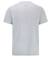 Mercedes-Benz AMG Petronas F1 MAPF1 FW Small Logo Men's Cotton Shirt with Logo Patch Round Neck Shirt 701202265 002 Gray