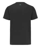 Mercedes-Benz AMG Petronas F1 Large Logo Men's T-Shirt with Large Front Print Cotton Shirt 701202262 001 Black