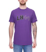 Mercedes-Benz AMG Petronas F1 MAPF1 Portrait oder Logo Herren Baumwoll-Shirt mit George Russel Print Rundhals-Shirt 701222296-701222304 Blau oder Lila