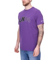 Mercedes-Benz AMG Petronas F1 MAPF1 Portrait oder Logo Herren Baumwoll-Shirt mit George Russel Print Rundhals-Shirt 701222296-701222304 Blau oder Lila