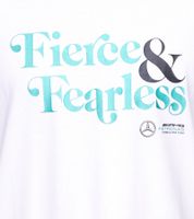 Mercedes-Benz AMG Petronas F1 Fierce and Fearless Graphic Herren T-Shirt Baumwoll-Shirt 701222348 in Schwarz oder Weiß