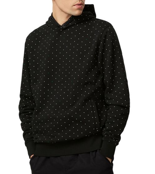 Mercedes-Benz AMG Petronas F1 MAPF1 POLKA DOT men's hooded sweater with dotted all-over design cotton hoodie long-sleeved shirt 701222322 001 black