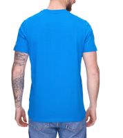 Mercedes-Benz AMG Petronas F1 MAPF1 FW George Russell Logo T-shirt pour homme avec grand imprimé GR63 Chemise en coton 701222312 002 Bleu